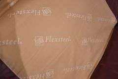 Flexsteel burgundy leather reclining armchair; 4934-001