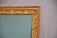 Framed floral needlepoint panel; 192-3105