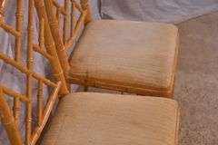 Set of 3 cane-cut side chairs; 55-12210