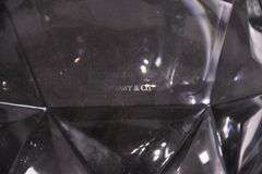 Tiffany & Co. crystal star pattern bowl; 16780-017