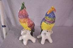 Pair of Chelsea House ceramic bird statues; 18305-016