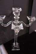 Large crystal candelabra; 16780-005