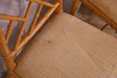 Set of 3 cane-cut side chairs; 55-12210