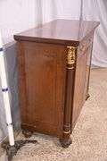 Inlaid server with fluted columns; 55-12297