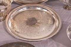 Large group of miscellaneous silverplate items; 16721-064A