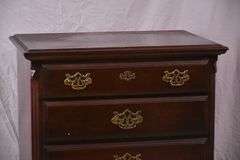 Kimball cherry 4 drawer bedside chest; 18092-015