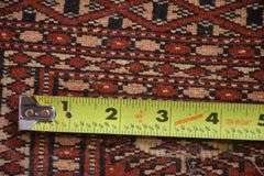 2.8'x3.10' hand knotted vintage Bokhara rug; 55-12204