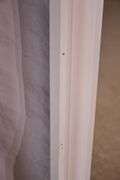 Large mirror with white frame; 55-12190