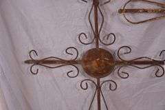Group of 3 iron crosses; 17937-029