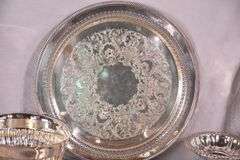 Large group of miscellaneous silverplate items; 16721-064A