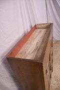 Early pine 2 door bookcase/cabinet top; 18308-010