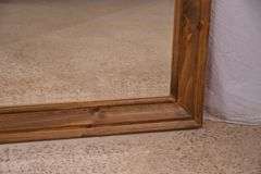 Art & Frame Direct large beveled mirror with pine frame; 14435-023