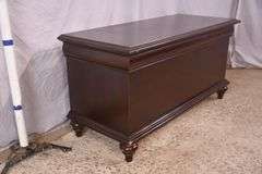 Lane cherry cedar-lined lift-top trunk; 55-12247
