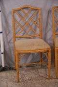 Set of 3 cane-cut side chairs; 55-12210