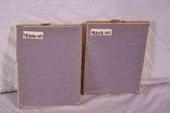 Pair of small vintage engravings "Noun" & "Participles"; 18303-011