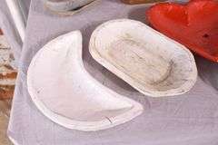 Group of 17 hand carved wooden bowls; 1037-1161