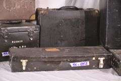 Group of 6 vintage storage boxes; 55-12208+