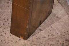 Early pine 2 door bookcase/cabinet top; 18308-010