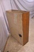 Early pine 2 door bookcase/cabinet top; 18308-010