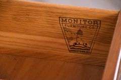 Monitor solid cherry step-back chest on chest; 55-12185