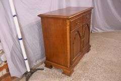Stanley "The American Craftsman Collection" cherry flip-top server; 155-1114