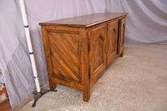 Distressed 3 door server with fitted interior; 55-12169