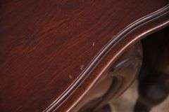 Pair of carved cherry French style 3 drawer bedside chests; 74-12878C