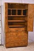 Henredon "Artefacts" oak armoire with fitted interior; 55-12171