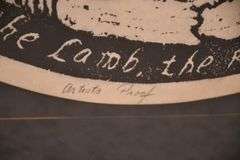 Signed Artist Proof print "Isaiah 16:1" by William H. O'Neill; 55-12259A