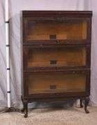 Melton-Rhodes 3-stack barrister bookcase; 68-6652