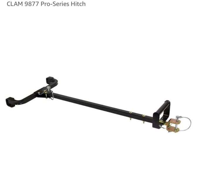CLAM 9877 Gancio Di Traino Serie Pro Heavy Duty – Attacco Universale, Compatibile Con Slitte E Accessori, Peso 5,9 Kg - 4