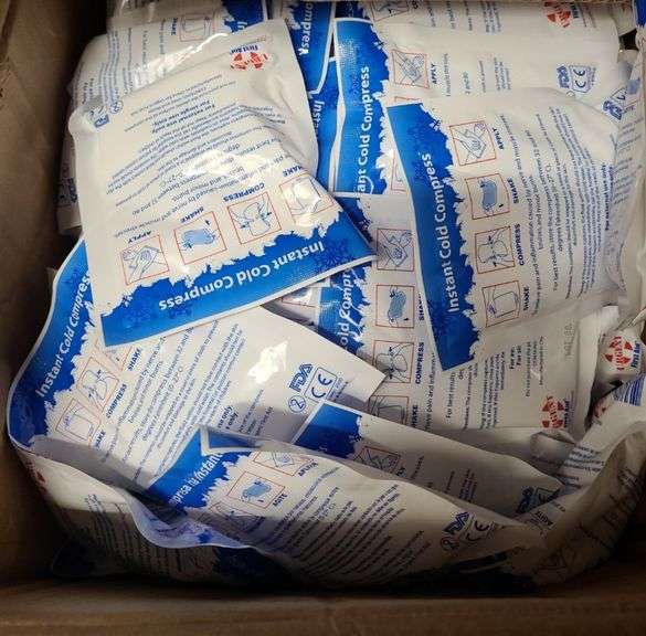 Box Shape Cold Compression Large Box of Instant Cold Compress - Lexington Online Auction