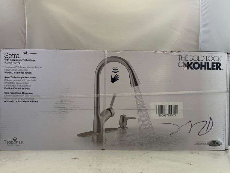 KOHLER Setra SingleHandle Touchless PullDown Sprayer Kitchen Faucet