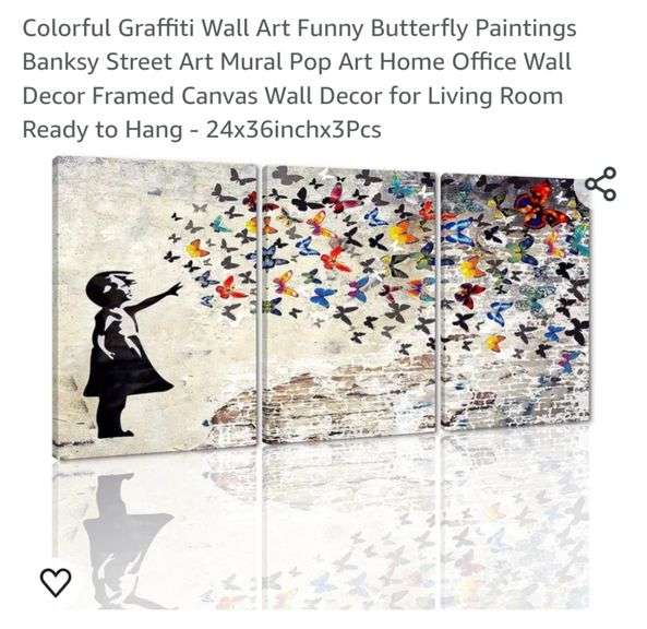 Shwing Art mural animal de jeu, graffiti coloré, décoration de chambre