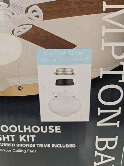 Hampton Bay 1-Light Multi-Finish Ceiling Fan Globe LED Light Kit