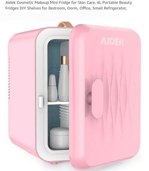 Read! Aidek Cosmetic Makeup Mini Fridge for Skin Care, 4L