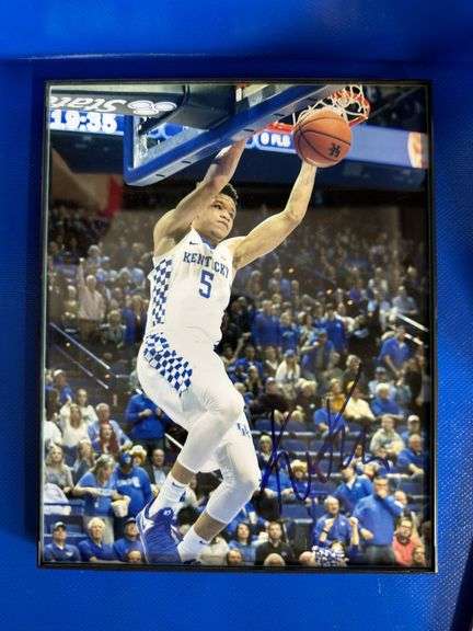 Framed Kevin Knox Signed 8x10