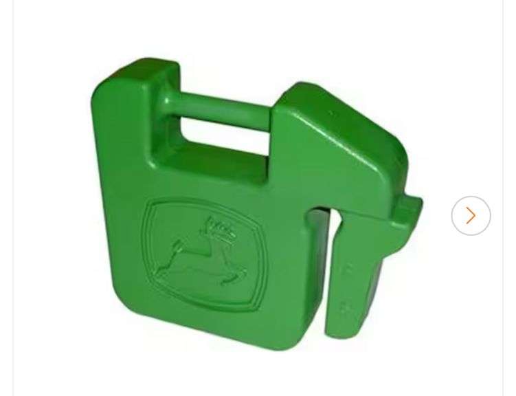 John Deere Tractor Rear Weight 42LB