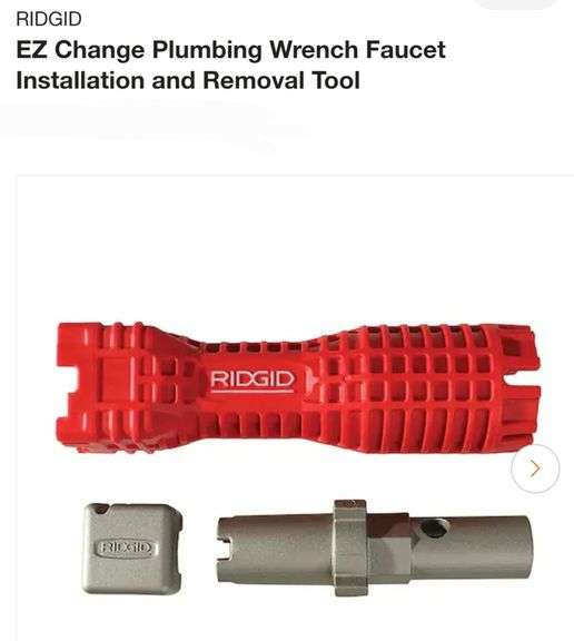 RIDGID EZ Change Plumbing Wrench Faucet Installation and Removal Tool