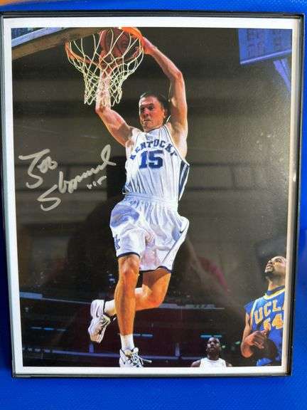 Framed Jeff Sheppard Signed 8x10