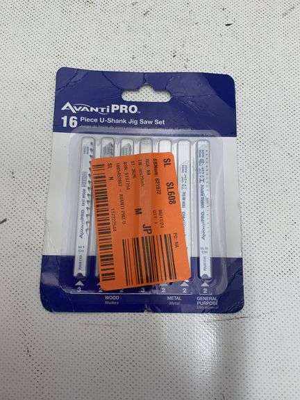 Avanti Pro U-Shank Jig Saw Blade Set (16-Piece)