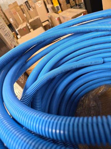 Read! Large Roll 3/4" Electrical Nonmetallic Tubing Conduit Coil, Blue