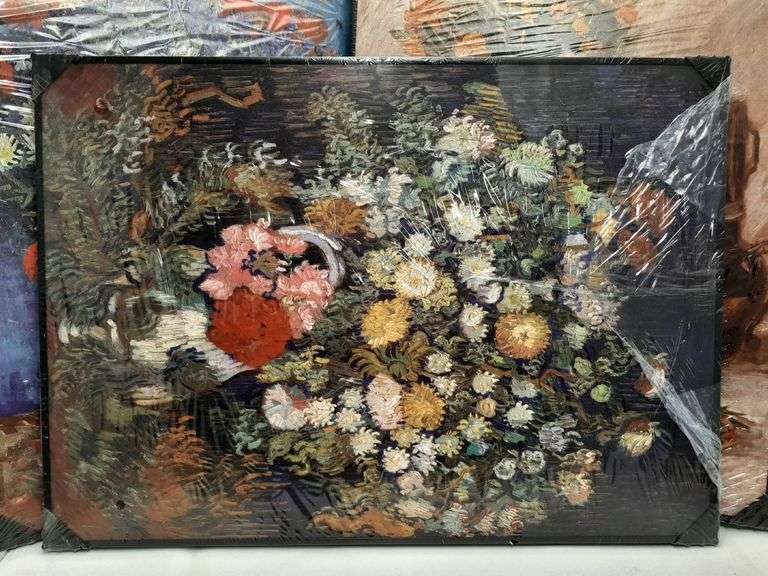 3pc Decorative Floral Wall Decor 27.5"x20"