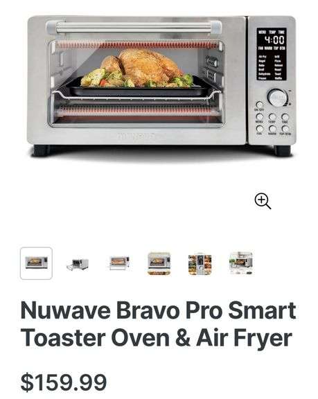 Nuwave Bravo Pro Smart Toaster Oven & Air Fryer