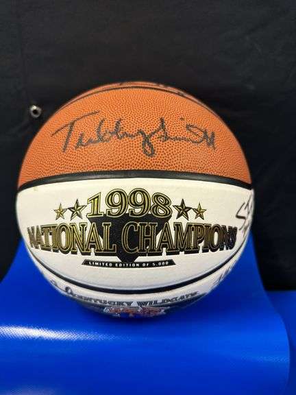 1998 National Champions Ball Signed by the team