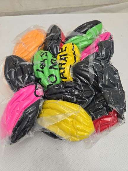 Jerify 12 Pcs Mini Footballs for Kids Spiral Foam Football Bulk 5 Inch Soft Small Waterproof
