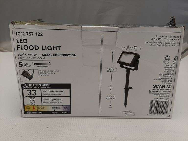 Hampton bay Multi Lumen LED Flood Light