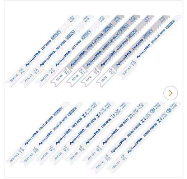 Avanti Pro U-Shank Jig Saw Blade Set (16-Piece)