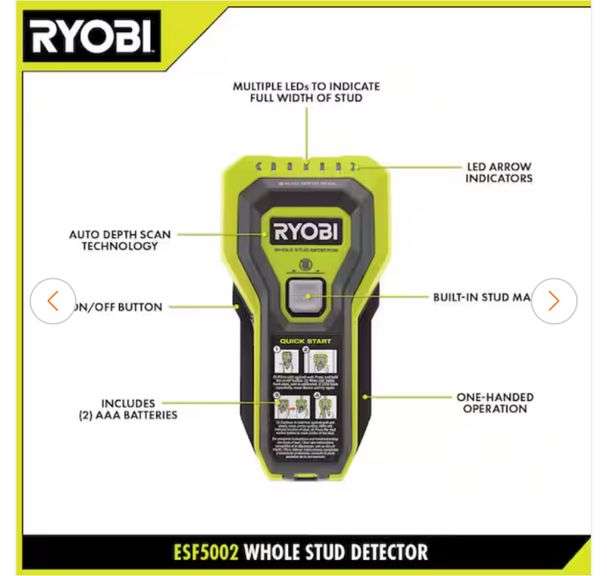 RYOBI Whole Stud Finder