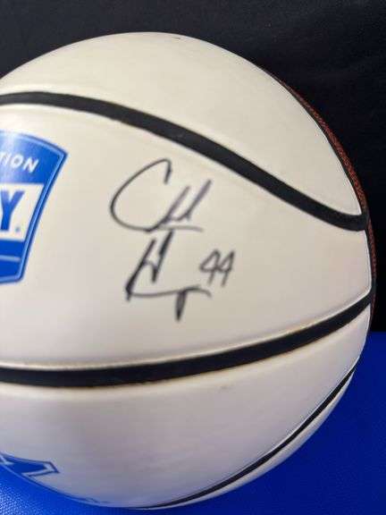 Chuck Hayes signed ball